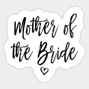 Mother Of The Bride Wedding Sticker